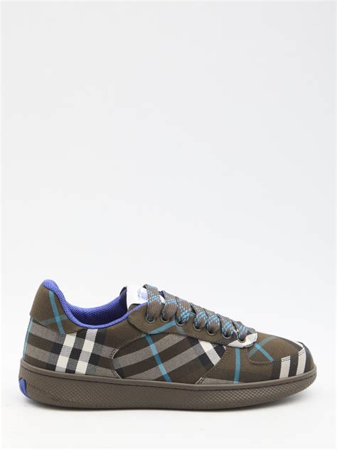 burberry terrace check sneakers